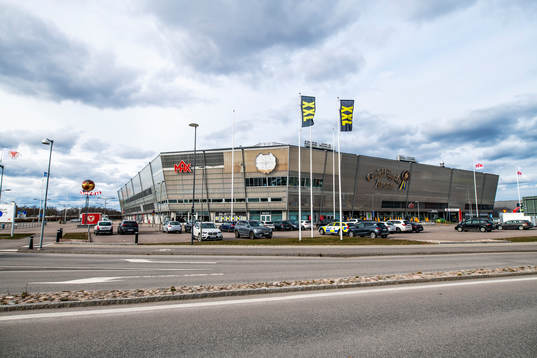 Exteriörbild av Guldfågeln Arena