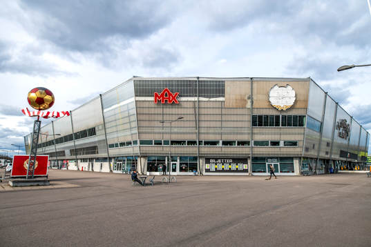 Exteriörbild av Guldfågeln Arena