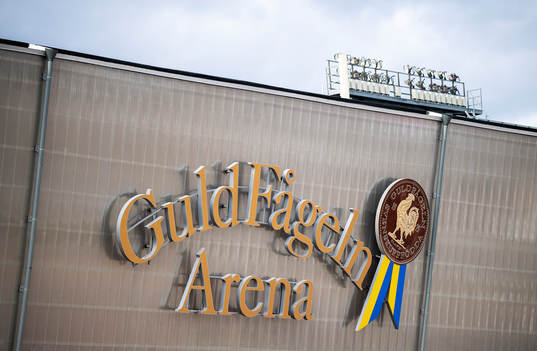 Exteriörbild av Guldfågeln Arena