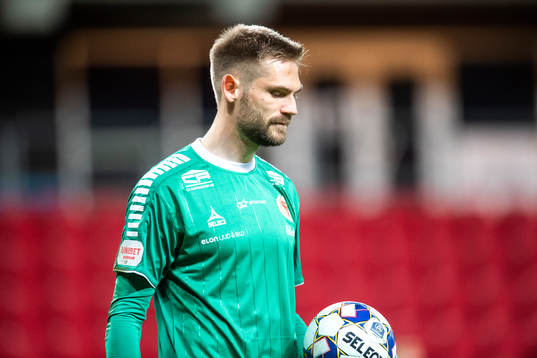 Kalmars målvakt Lucas Hägg Johansson