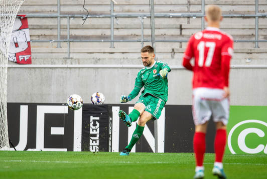 Kalmars målvakt Lucas Hägg Johansson