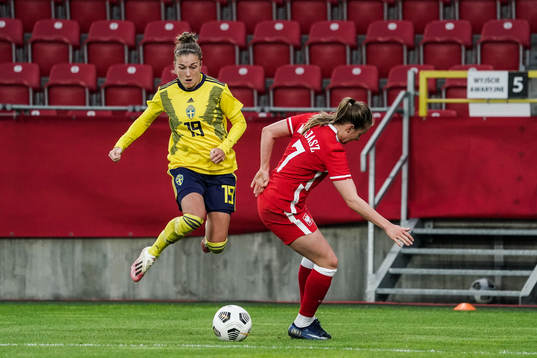 Filippa Angeldal of Sweden and Małgorzata Mesjasz of Poland