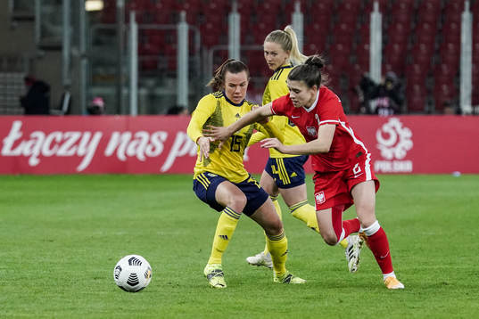 Jessica Wik of Sweden and Martyna Wiankowska of Poland