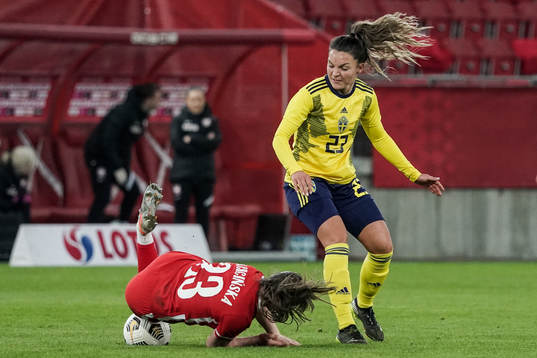 Adrianna Achcińska of Poland and Johanna Rytting Kaneryd