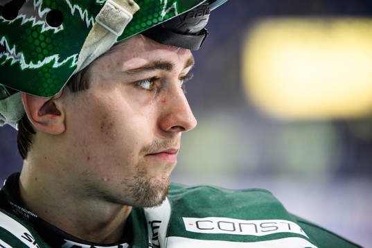 Färjestads målvakt Arvid Holm
