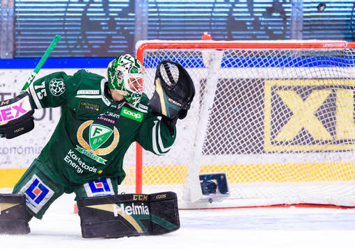 Färjestads målvakt Arvid Holm