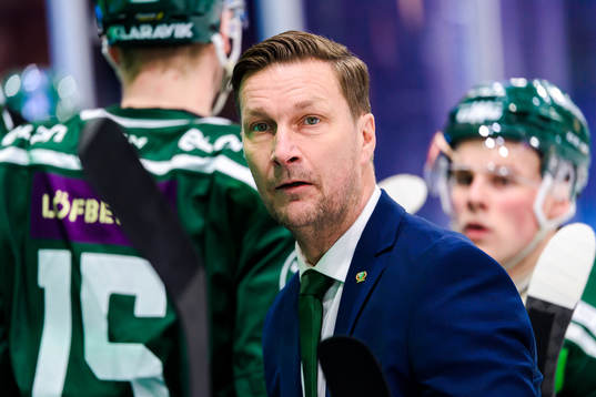 Färjestads tränare Johan Pennerborn