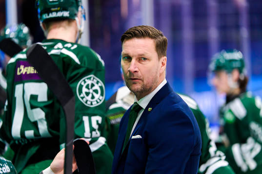 Färjestads tränare Johan Pennerborn