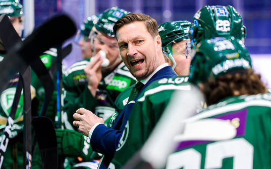 Färjestads tränare Johan Pennerborn