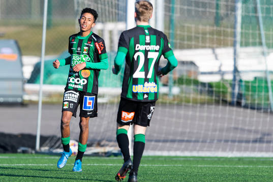 Varbergs Tashreeq Matthews jublar