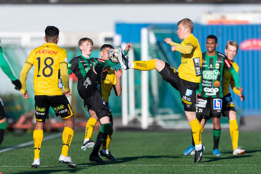 Varbergs Gustav Nordh och Elfsborgs Filip Gustafsson