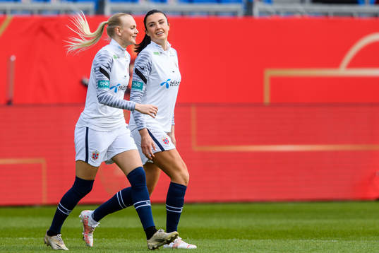Karina Sævik and Ingrid Syrstad Engen of Norway