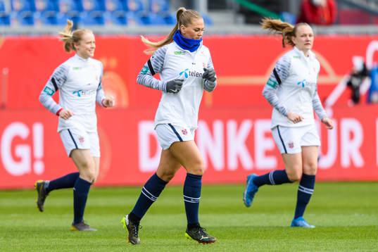 Julie Blakstad, Lisa-Marie Karlseng Utland and Frida Maanum