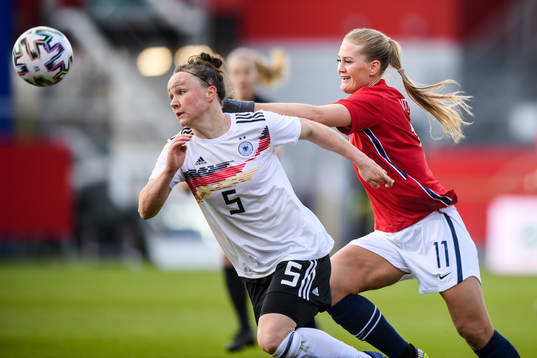 Marina Hegering of Germany and Lisa-Marie Karlseng Utland