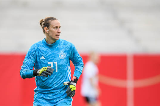 goalkeeper Ann-Katrin Berger of Germany