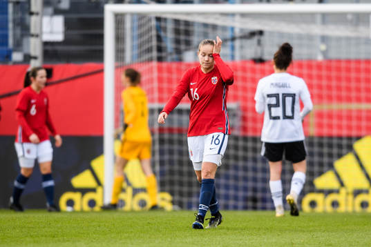 Guro Reiten of Norway looks dejected