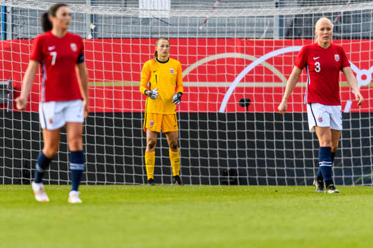 Goalkeeper Cecilie Fiskerstrand of Norway