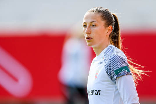 Goalkeeper Cecilie Fiskerstrand of Norway
