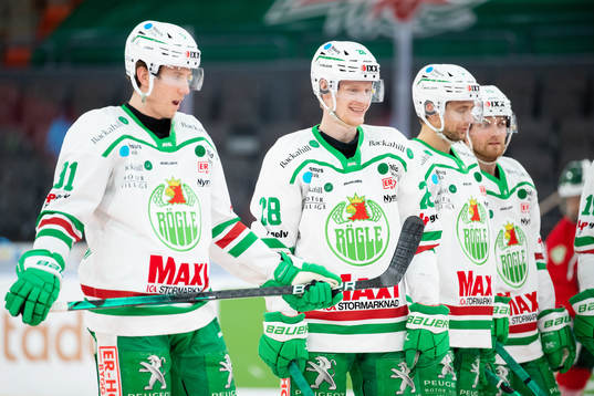 Rögles Adam Tambellini och Anton Bengtsson innan