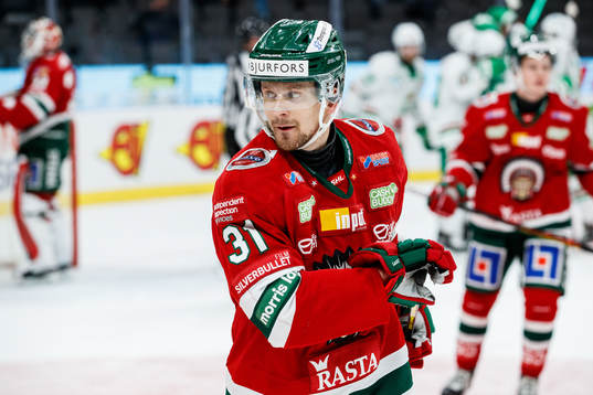 Frölundas Nicklas Lasu deppar