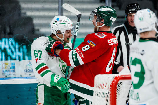 Rögles Leon Bristedt och Frölundas Viktor Ekbom