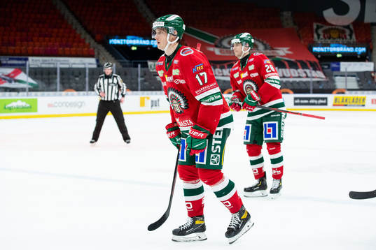 Frölundas Robin Alvarez deppar