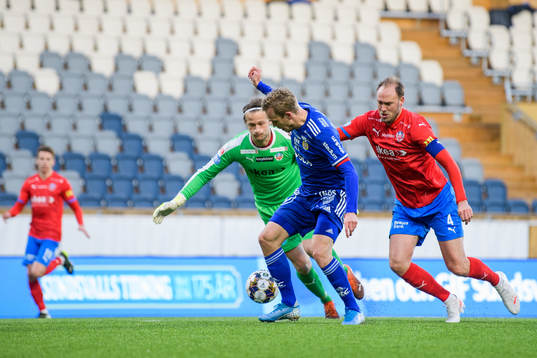 Helsingborgs målvakt Anders Lindegaard och Andreas