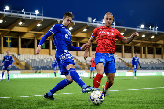 Sundsvalls Anton Eriksson och Helsingborgs Anthony van