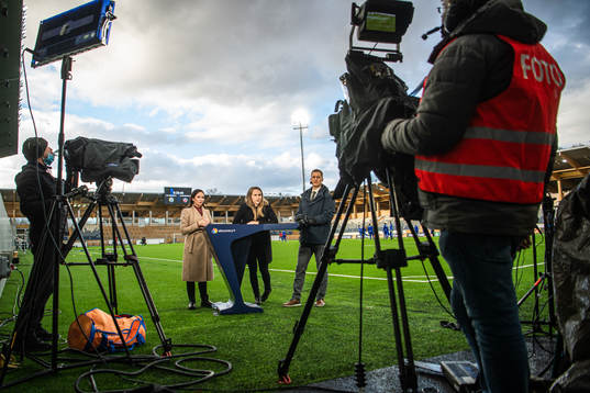 Camilla Nordlund, Emelie Ölander och Pär Hansson i