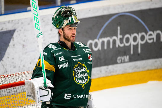 Björklövens målvakt Kevin Poulin