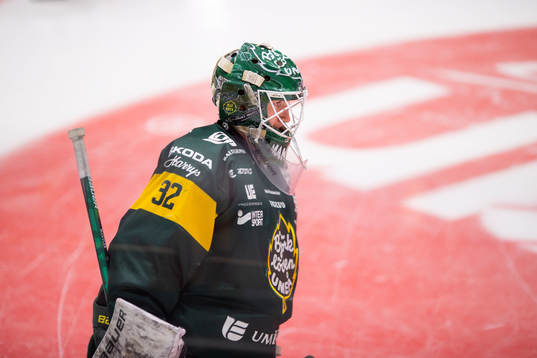Björklövens målvakt Isak Mantler