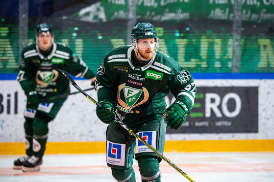 Färjestads Pontus Widerström jublar