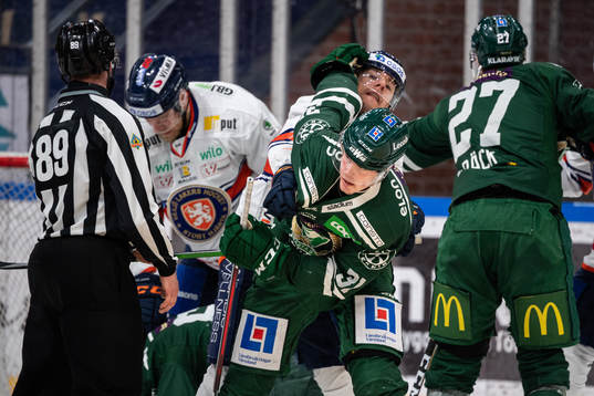 Växjös Fredrik Karlström och Färjestads Carl Jakobsson