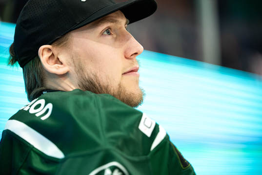 Färjestads målvakt Emil Kruse