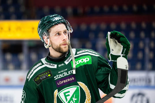 Färjestads Per Åslund deppar