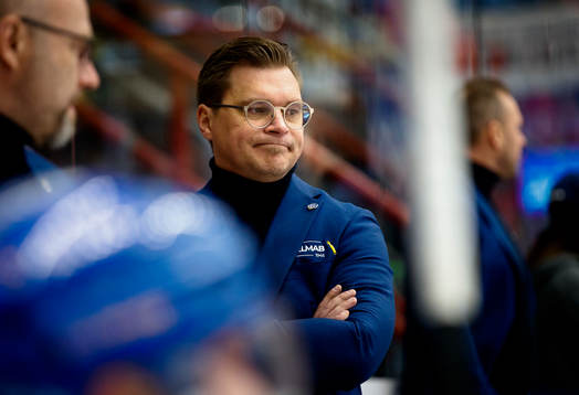 Leksands tränare Björn Hellkvist deppar