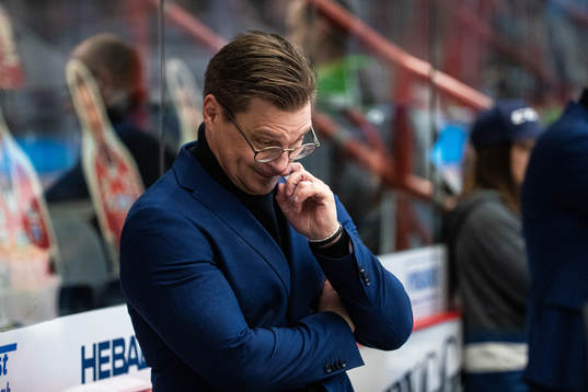 Leksands tränare Björn Hellkvist deppar