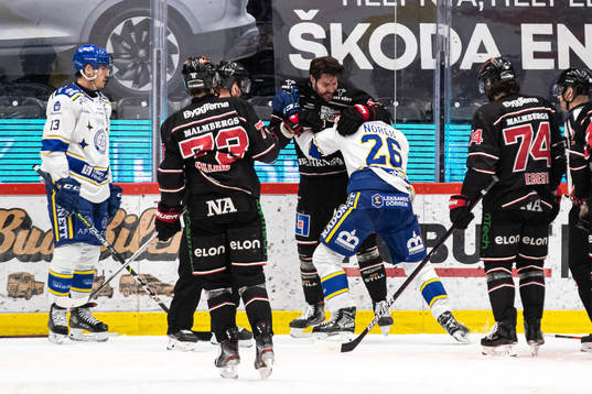 Leksands Patrik Norén och Örebros Ludvig Rensfeldt