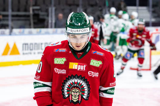 Frölundas Joel Mustonen deppar