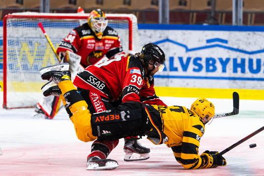Luleås Pontus Själin och Skellefteås Pär Lindholm
