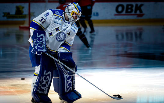 Leksands målvakt Axel Brage