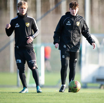 IFK Hässleholms A-trupp tränar i Hässleholm 15 april 2021