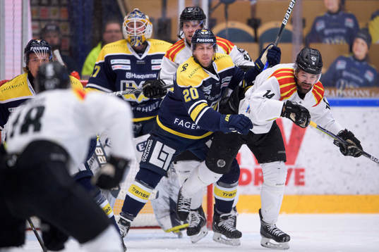 s Matt Donovan och Brynäs Johan Alcén