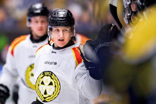Brynäs Daniel Mannberg jublar