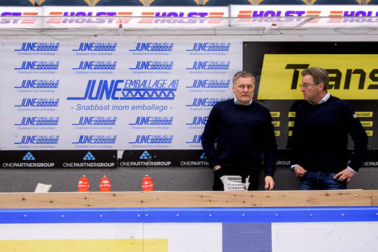 s tränare Stephan Lundh och Magnus