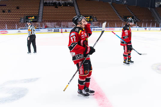 Luleås Isac Brännström och Niklas Olausson deppar