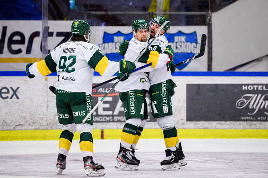 Björklövens Daniel Norbe , Alexander Deilert och Alex