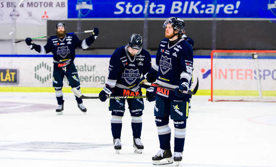 Karlskogas Gustaf Franzen och Arvid Aronsson deppar