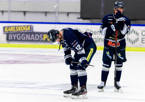 Karlskogas Gustaf Thorell och Åke Stakkestad deppar
