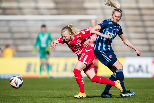 Örebros Nathalie Hoff Persson och Djurgårdens Nellie Lilja